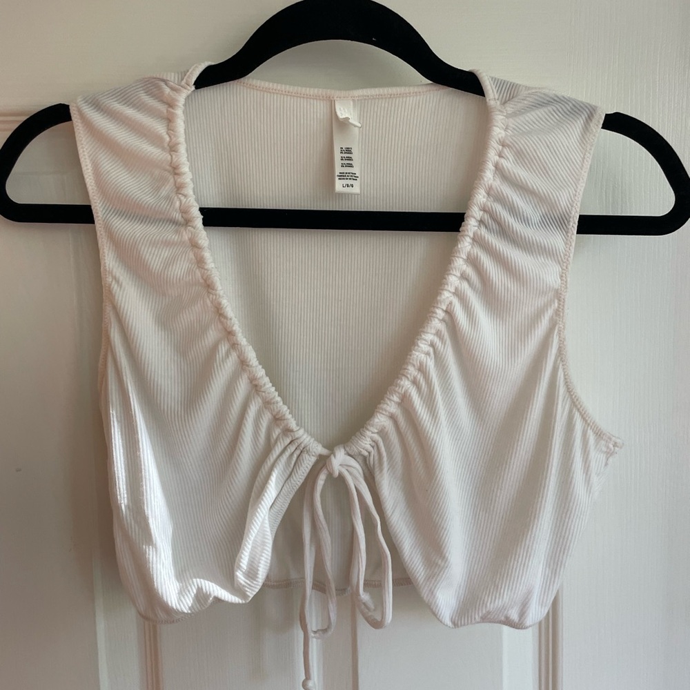 Skims Tie-Front Top